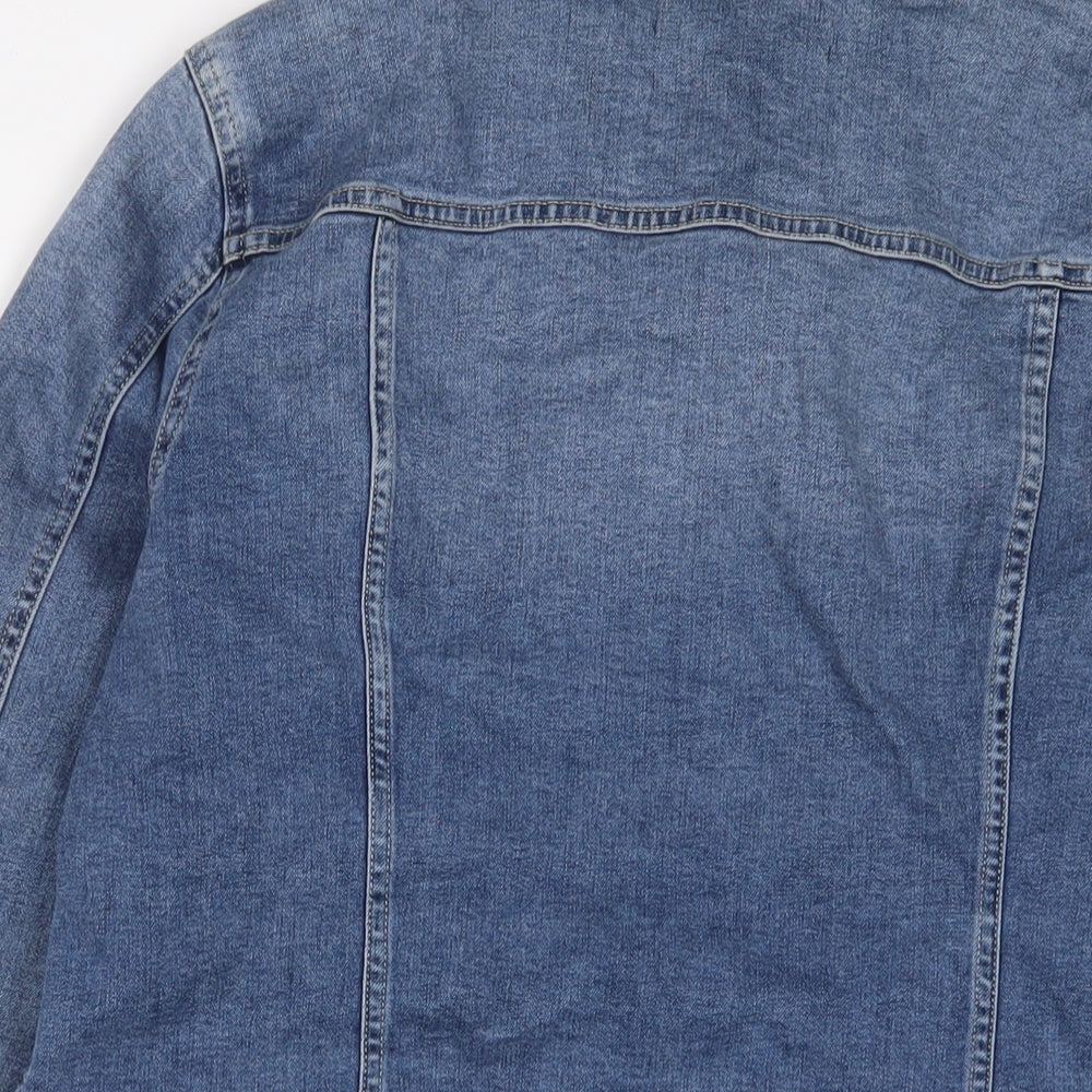 Vince Camuto Womens Blue Jacket Size XL Button