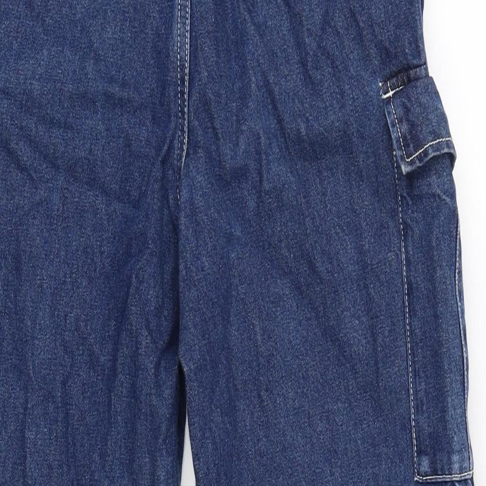 PEACEBIRD Womens Blue Cotton Tapered Jeans Size 26 in L26 in Regular Zip