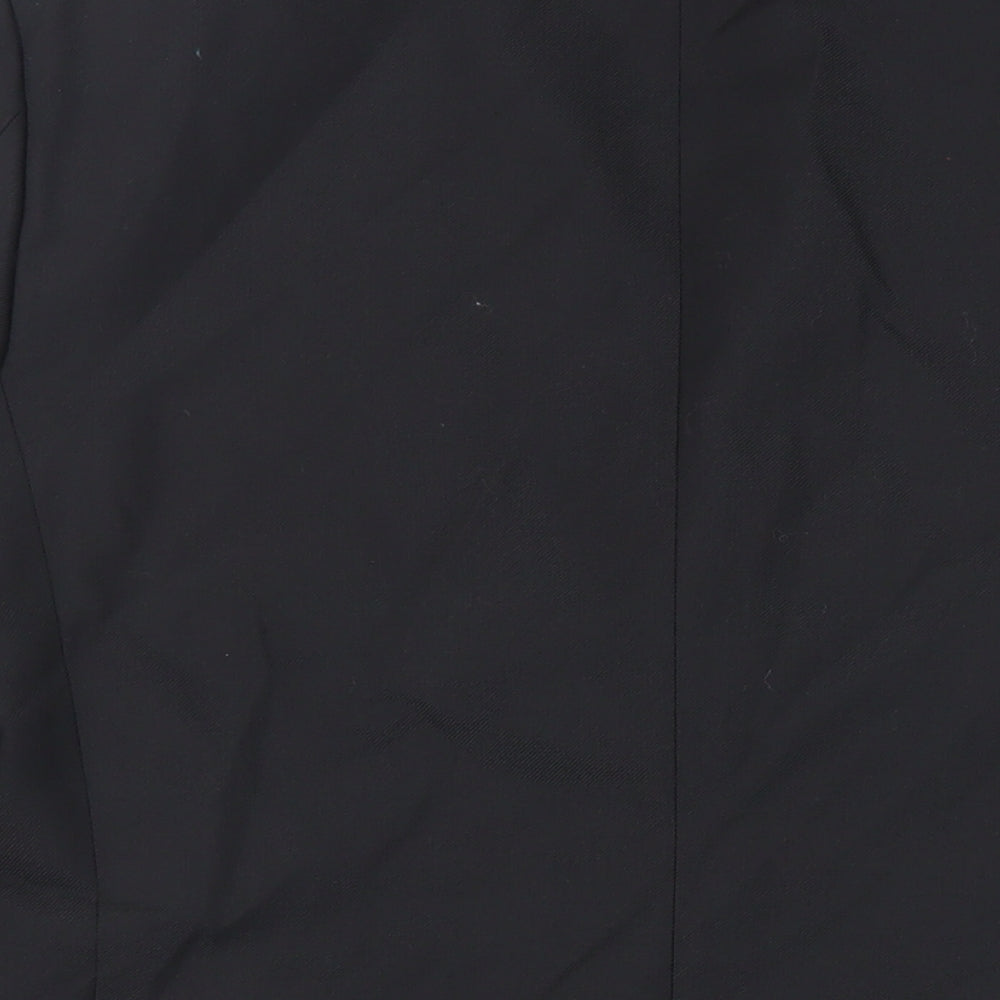 Hugo James Mens Black Polyester Jacket Suit Jacket Size 38 Regular