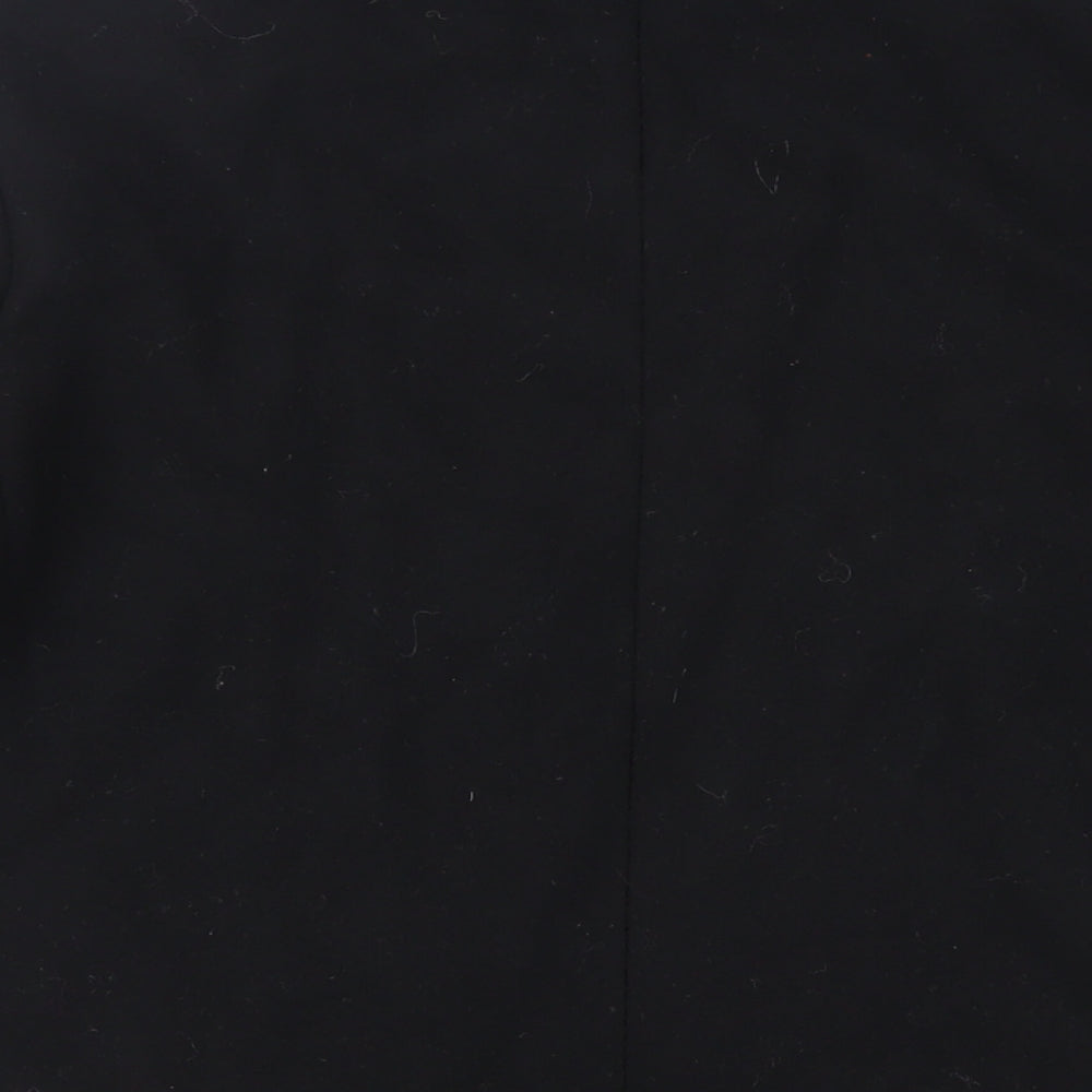 St Michael Womens Black Jacket Size 12 - Vintage Open