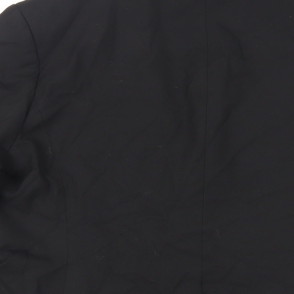 NEXT Womens Black Jacket Blazer Size 14 Button