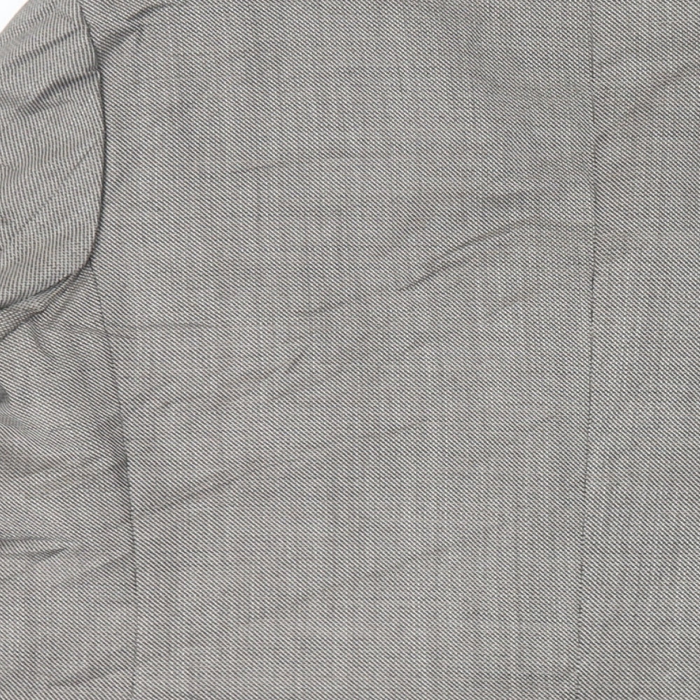 Marks & Spencer Mens Grey Wool Jacket Suit Jacket Size 44 Regular