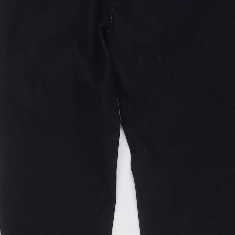 Papaya Womens Blue Cotton Skinny Jeans Size 14 L31 in Regular Button