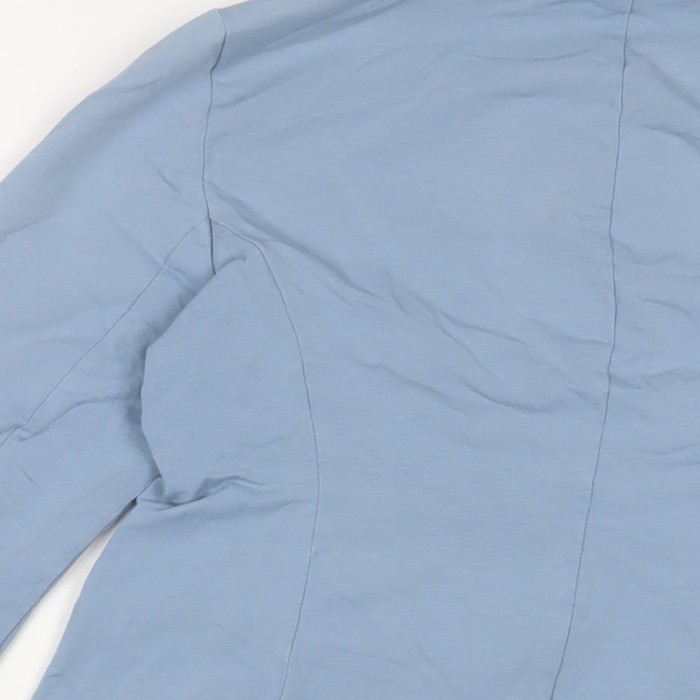 Tesini Womens Blue Jacket Size 16 Hook & Eye