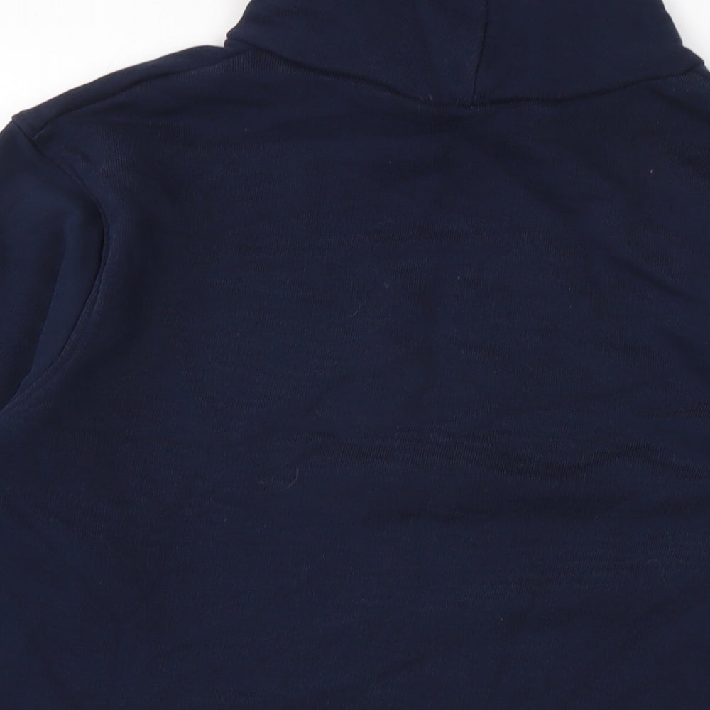 Marks & Spencer Womens Blue Cotton Pullover Sweatshirt Size 10