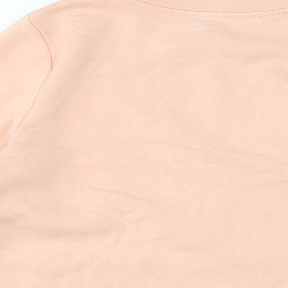 Marks and Spencer Womens Orange Cotton Pullover Sweatshirt Size M