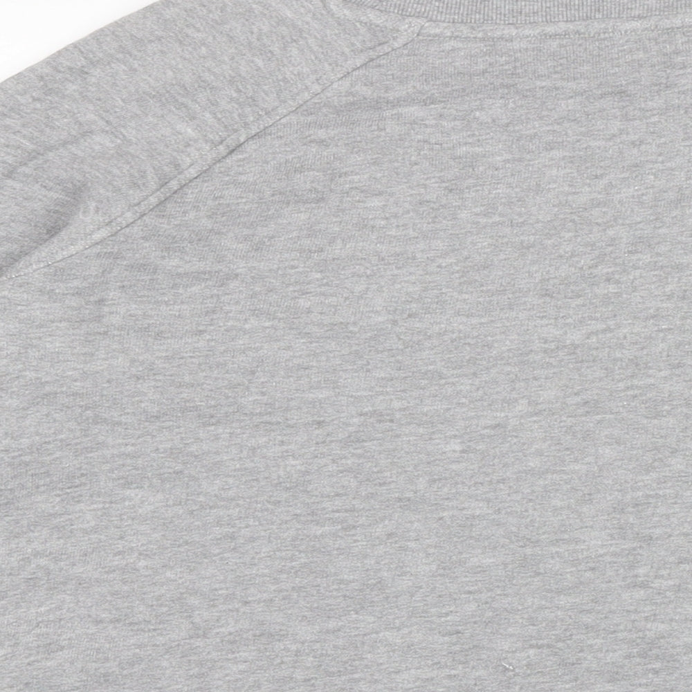 NEXT Womens Grey Cotton Pullover Sweatshirt Size M