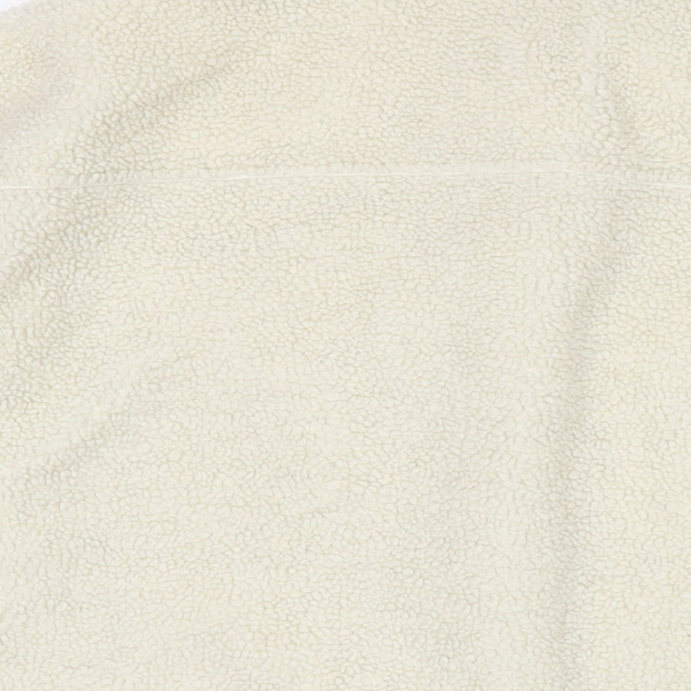 Divided Womens Ivory Jacket Size L Snap