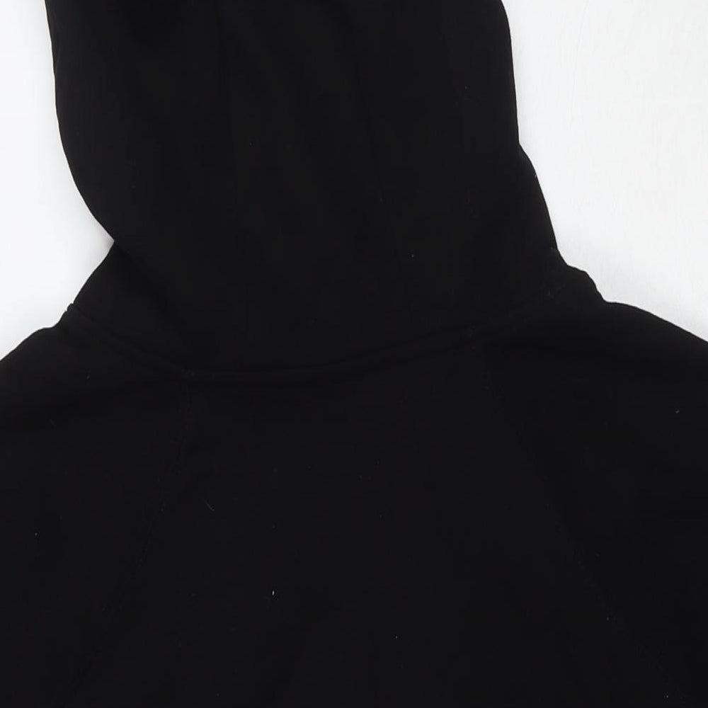 NEXT Womens Black Cotton Pullover Hoodie Size L Pullover