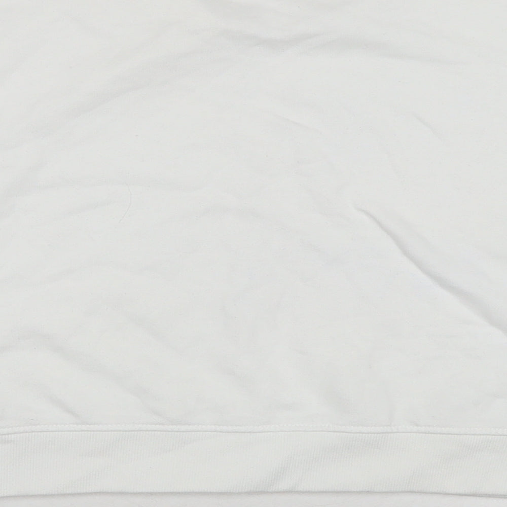 Missguided Womens White Polyester Pullover Sweatshirt Size 6 Pullover