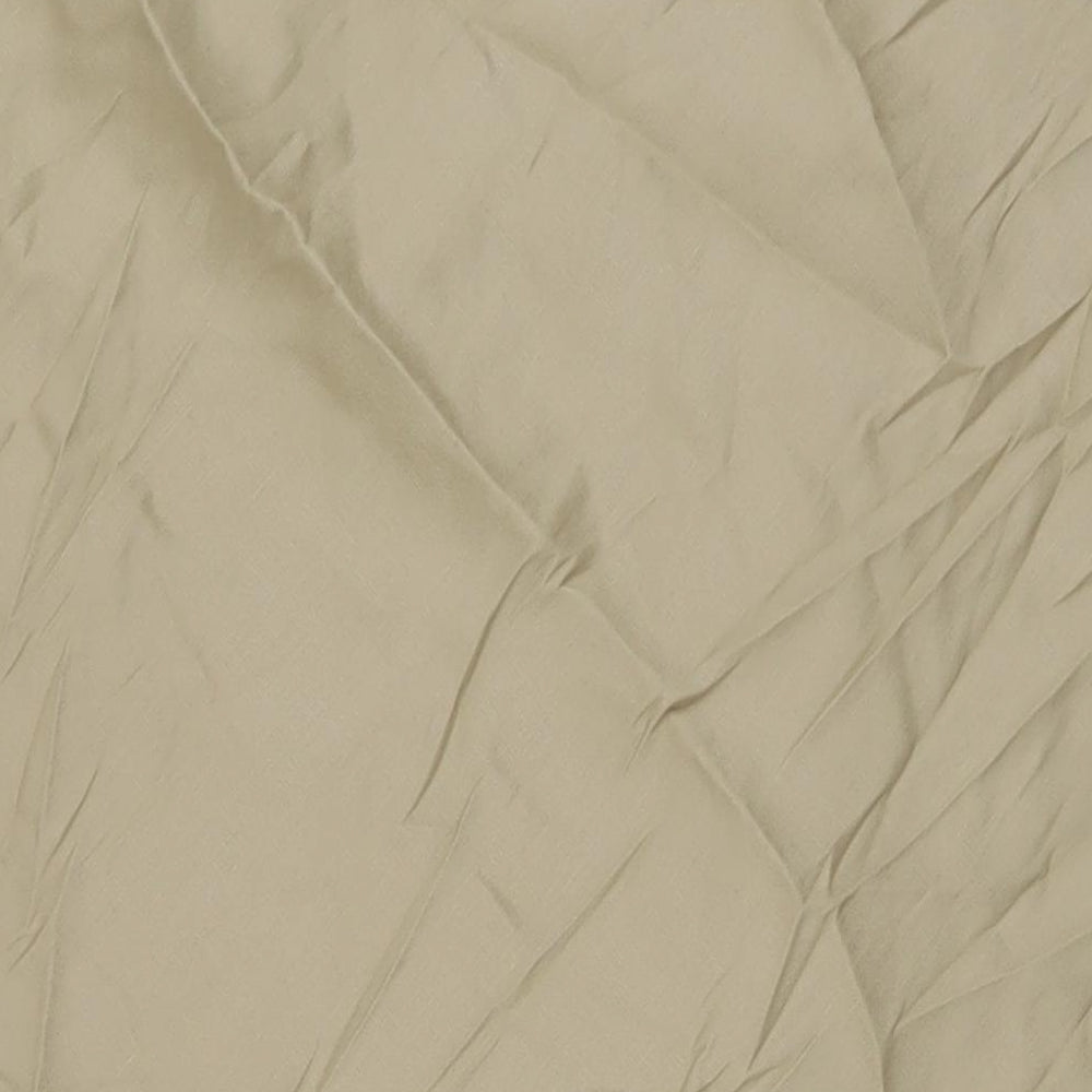 Marks & Spencer Womens Beige Polyester A-Line Skirt Size 24 Zip