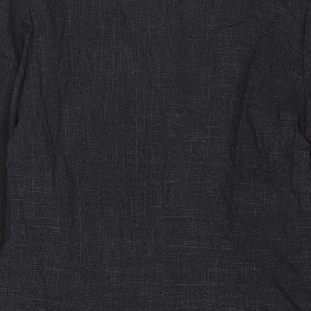 Classics Womens Grey Jacket Blazer Size 10 Button