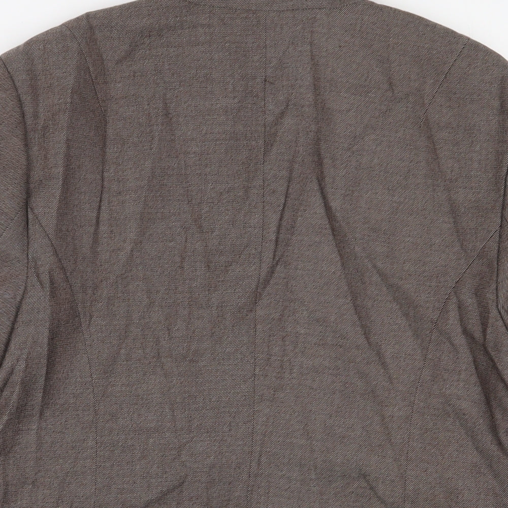 NEXT Womens Brown Jacket Size 16 Zip