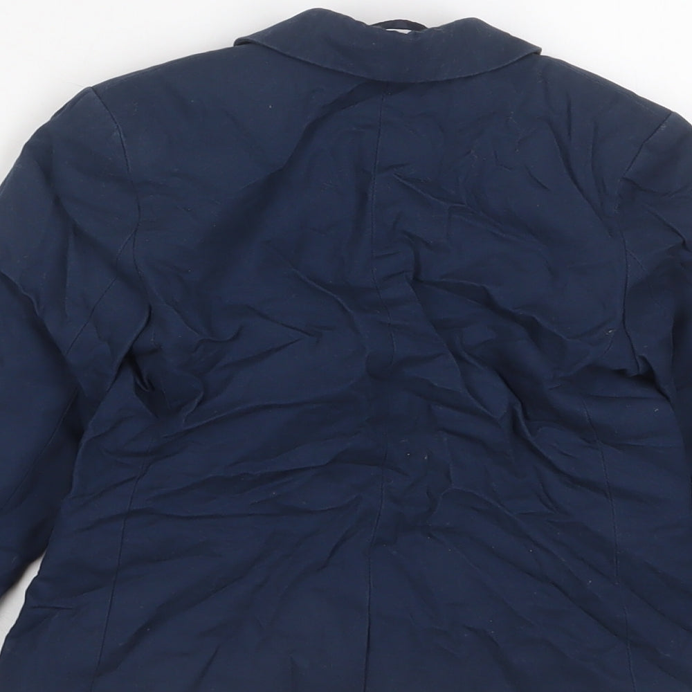 H&M Boys Blue Jacket Blazer Size 2-3 Years Button