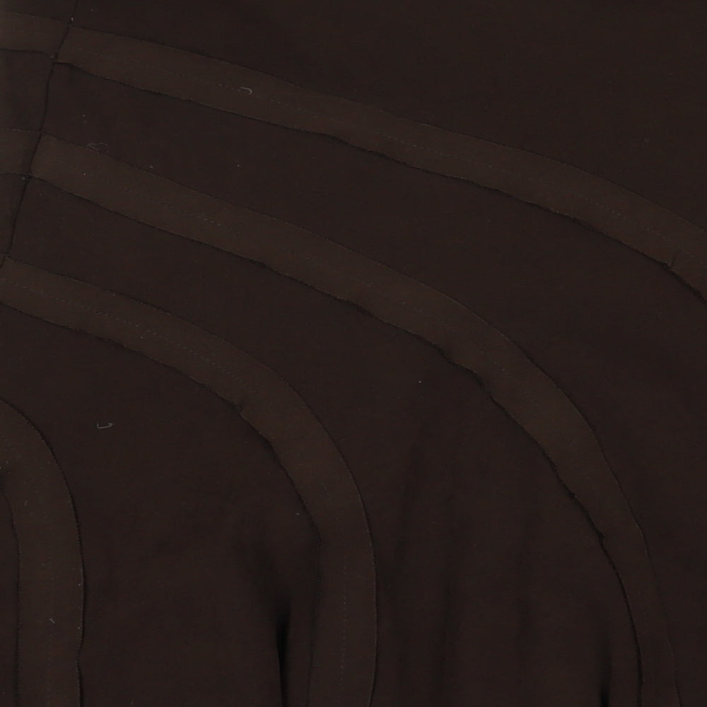 MK One Womens Brown Polyester A-Line Skirt Size 34 in Zip