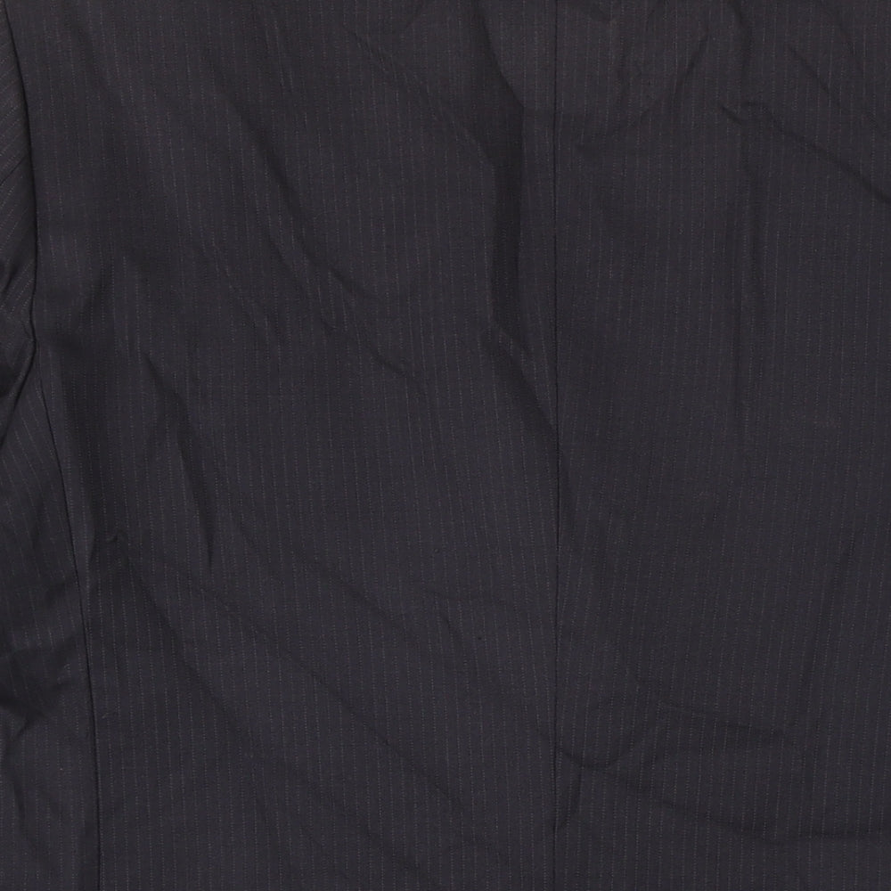 Dress for Success Mens Grey Jacket Size L Button