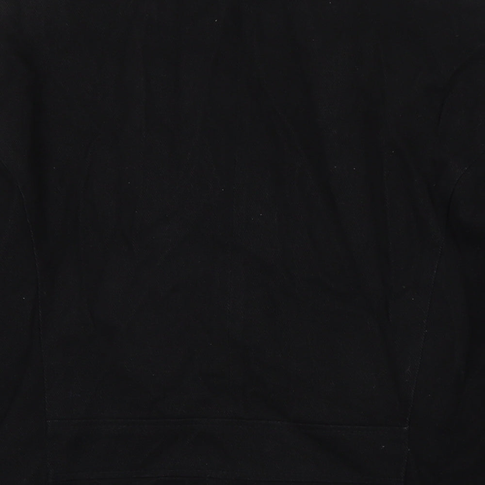 Klass Womens Black Jacket Size 16 Button