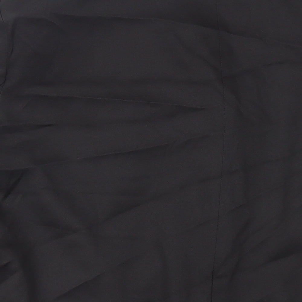 Misspap Womens Black Jacket Blazer Size 14 Button