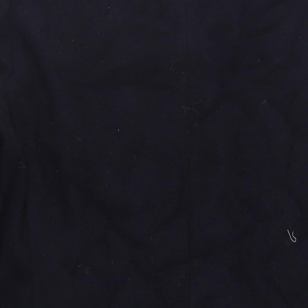 Bruce & Borough Mens Blue Overcoat Coat Size 40 Button