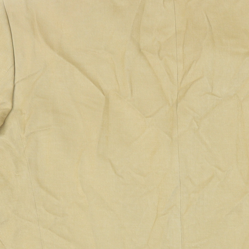 BARUTTI Mens Beige Cotton Jacket Blazer Size 42 Regular