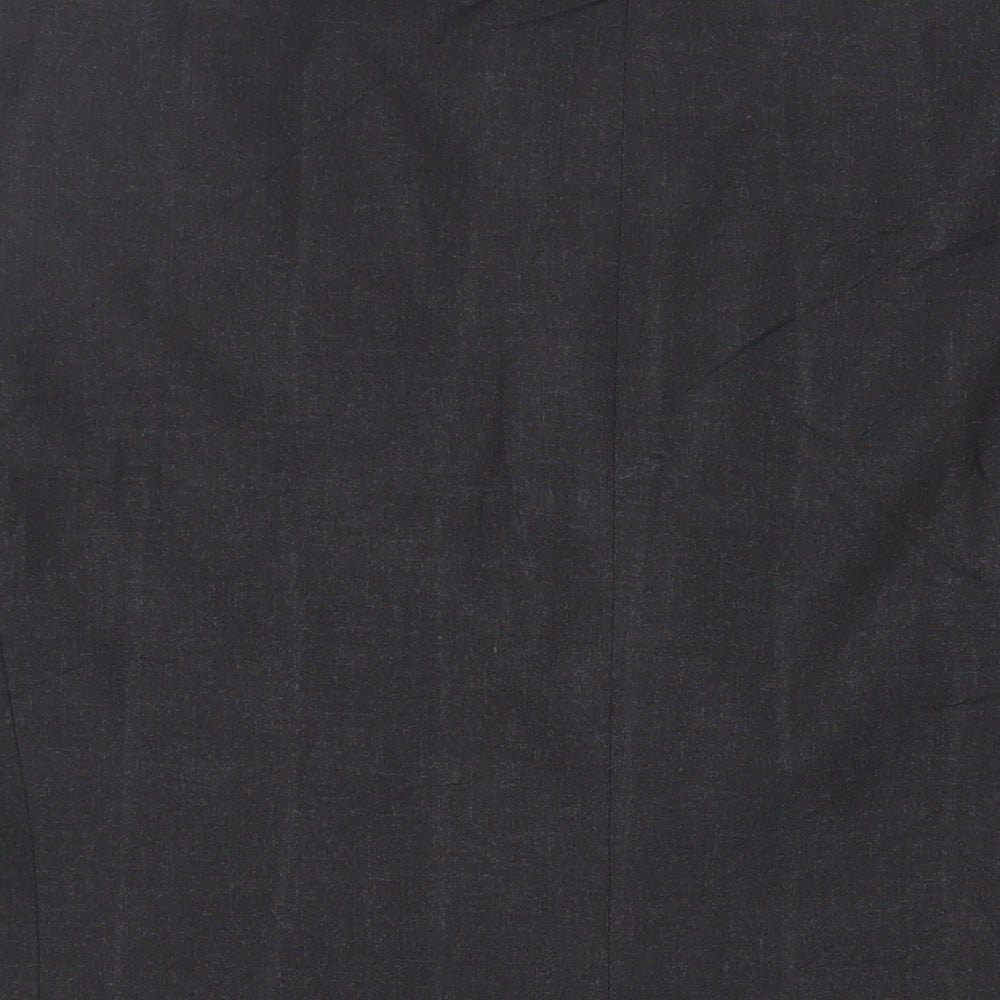 Marks & Spencer Mens Black Polyester Jacket Suit Jacket Size 42 Regular