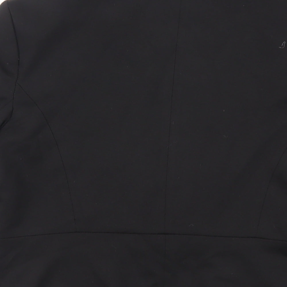 Miss Se Womens Black Jacket Blazer Size 8 - Open
