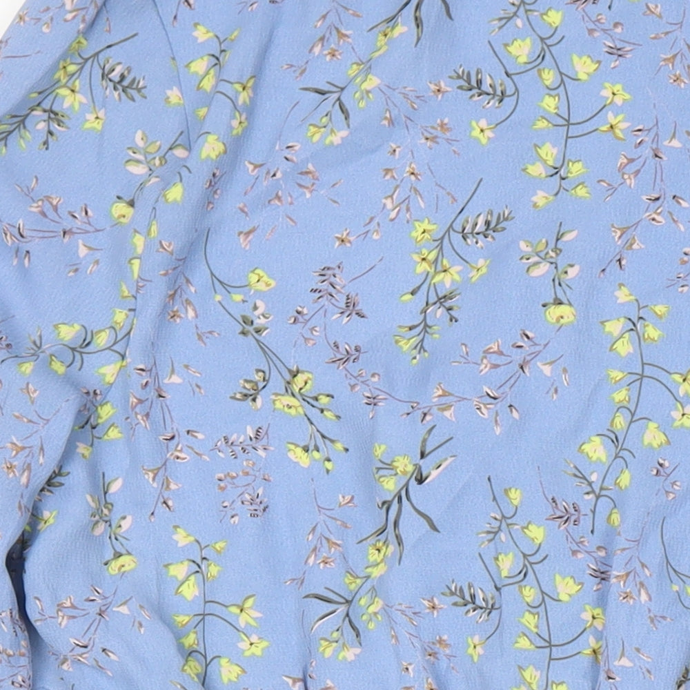 Uttam Boutique Womens Multicoloured Floral Polyester A-Line Size 12 Sweetheart - Lined