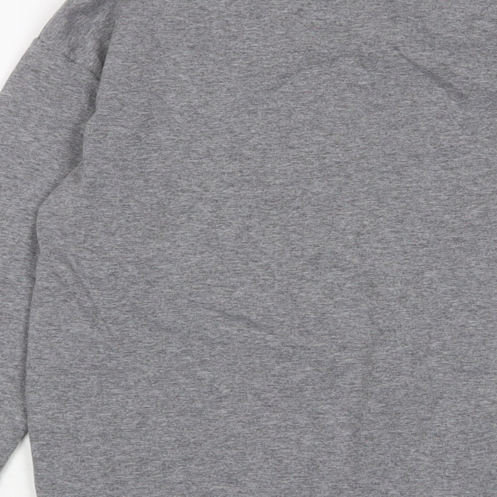 Civico Womens Grey Cotton Pullover Sweatshirt Size S Pullover
