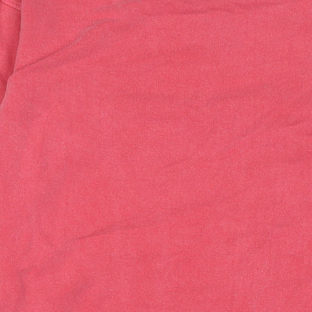 PRETTYLITTLETHING Womens Pink Cotton Pullover Sweatshirt Size XS Pullover - Logo