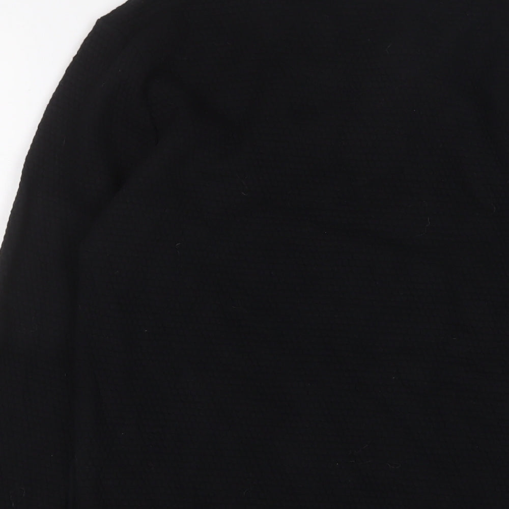 Next Mens Black Cotton Full Zip Sweatshirt Size XS