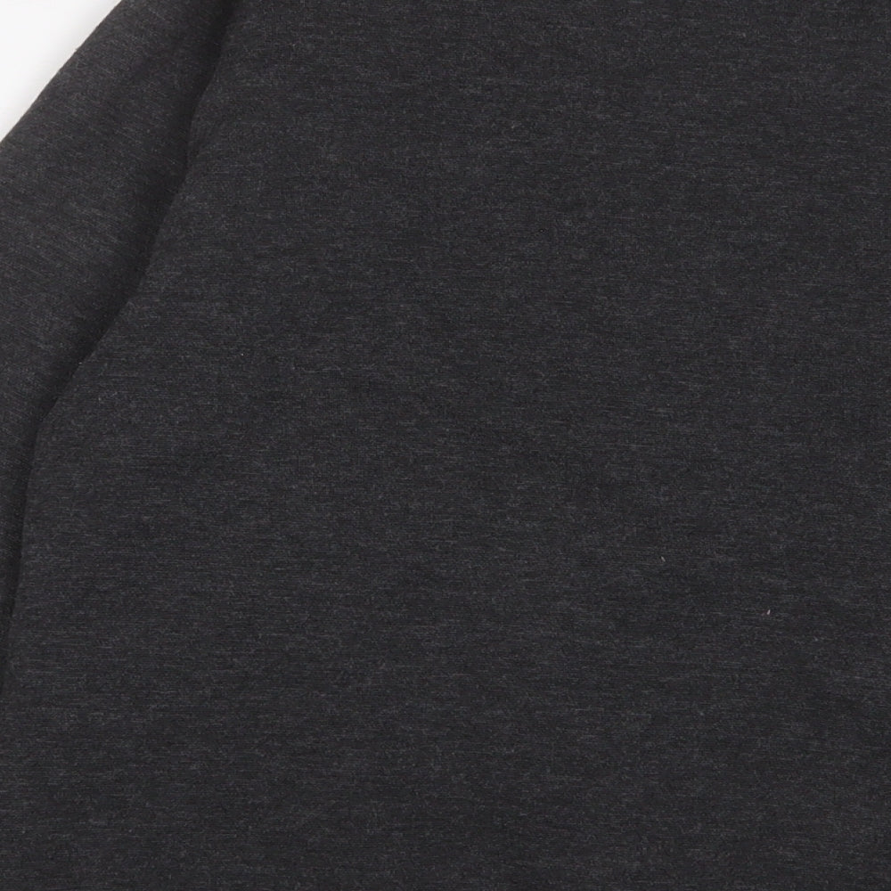 LA Gear Womens Grey Cotton Full Zip Sweatshirt Size 8 Zip - Logo, Embroidered