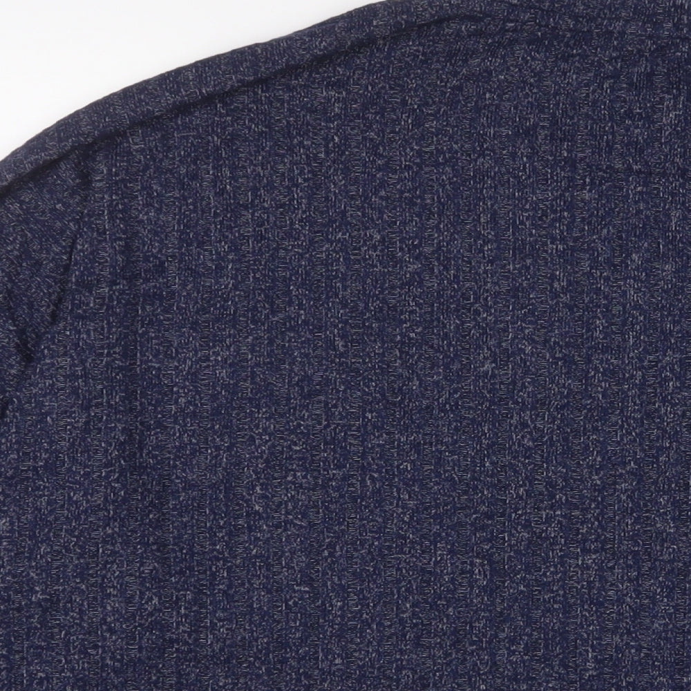 Marks & Spencer Womens Blue Solid Viscose Top Pyjama Top Size 18