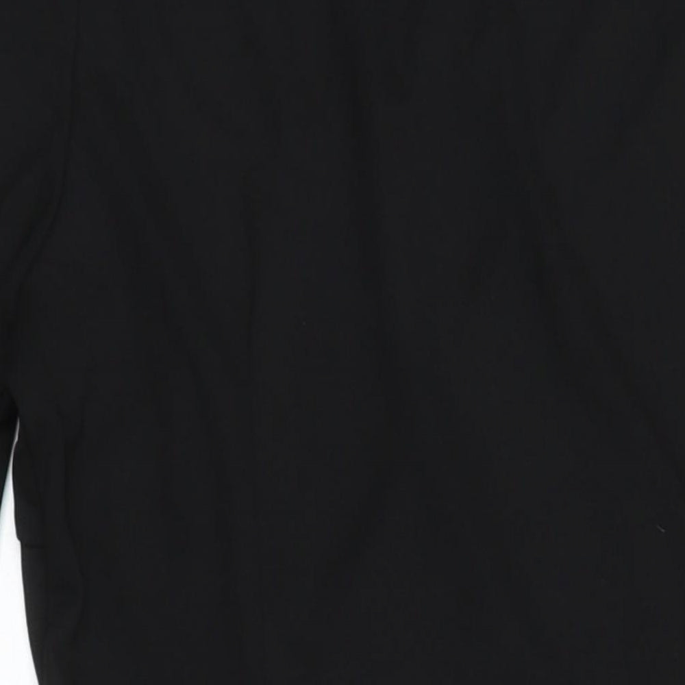 Marks & Spencer Womens Black Polyester Shift Size 12 V-Neck