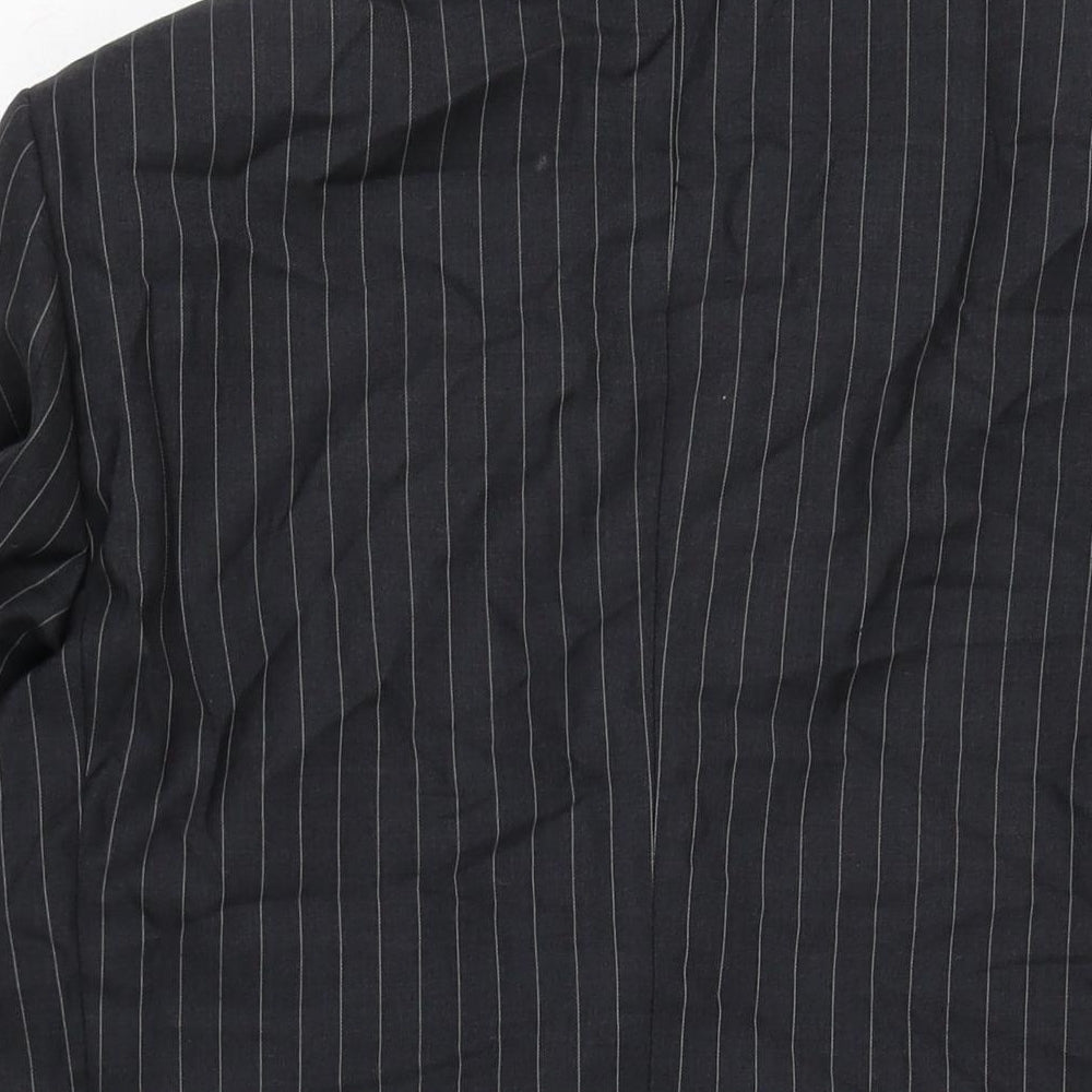 Brook Taverner Mens Black Jacket Size 44 Button