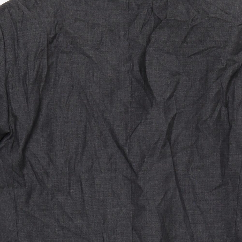 Brook Taverner Mens Grey Jacket Size 44 Button