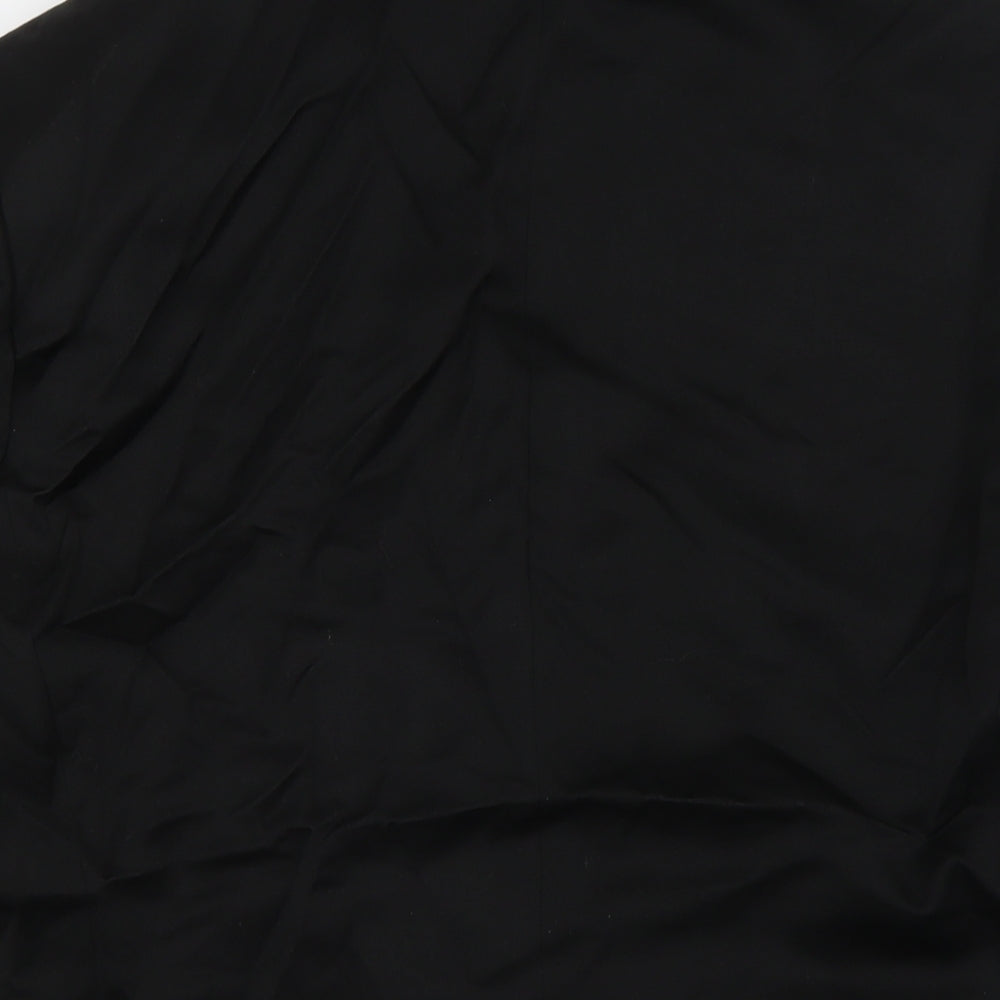 James Barry Mens Black Polyester Jacket Suit Jacket Size 40 Regular