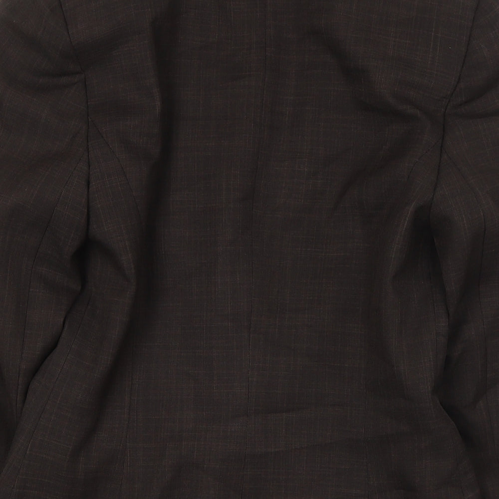 NL collection Womens Brown Jacket Size 8 Button