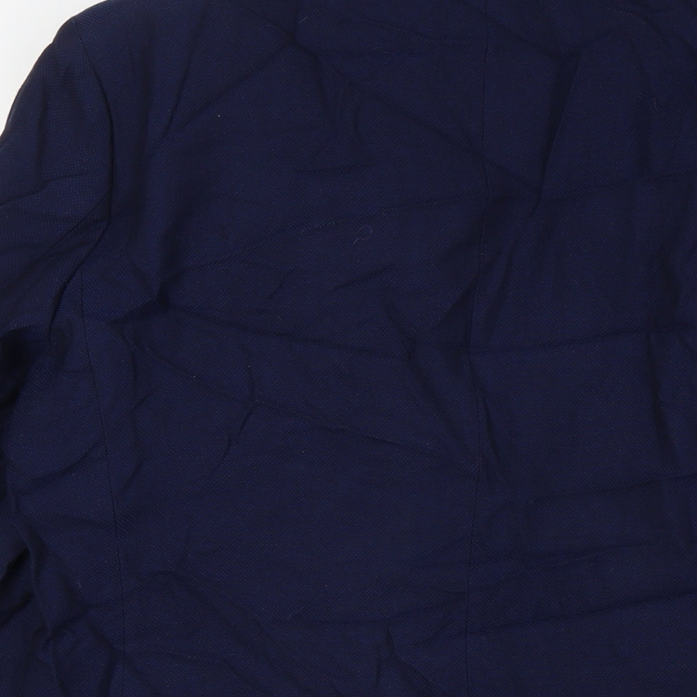 Marks & Spencer Mens Blue Wool Jacket Suit Jacket Size 42 Regular