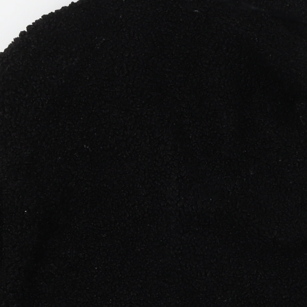 Capsule Womens Black Overcoat Coat Size 10 Button