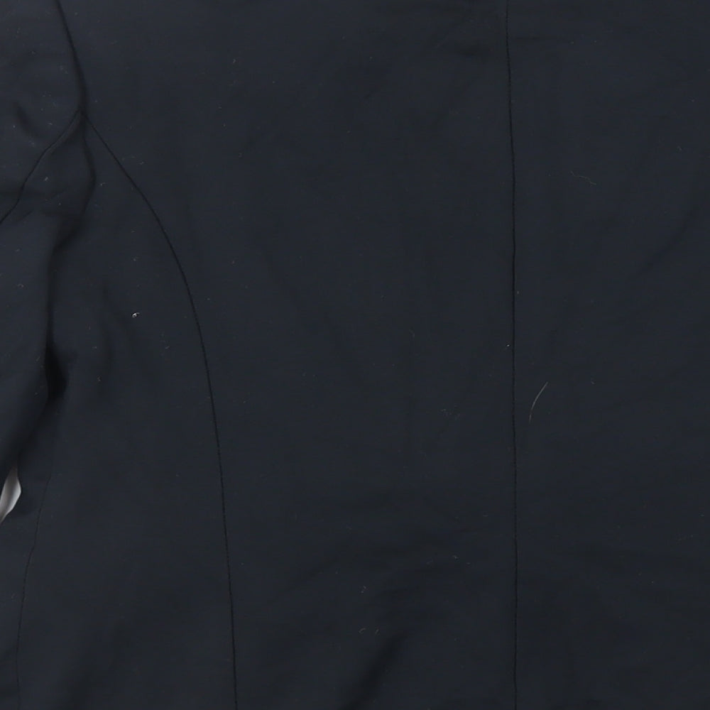 Marks & Spencer Womens Black Jacket Blazer Size 12 Button