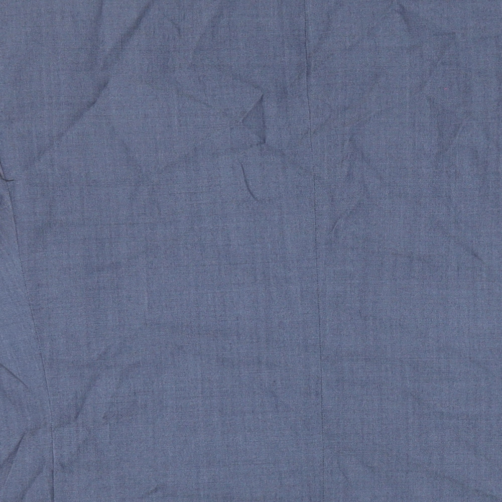 Marks & Spencer Mens Blue Wool Jacket Suit Jacket Size 42 Regular