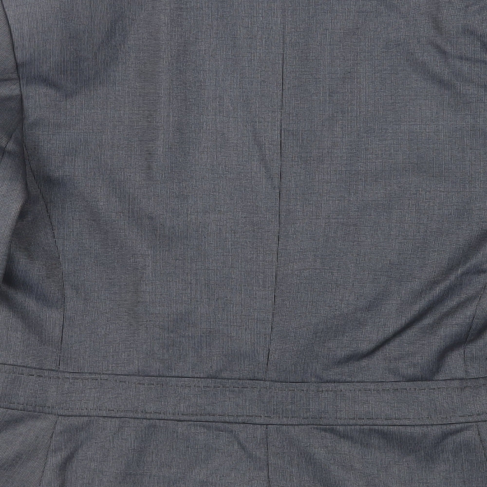 Koton Womens Grey Jacket Blazer Size 8 Hook & Eye