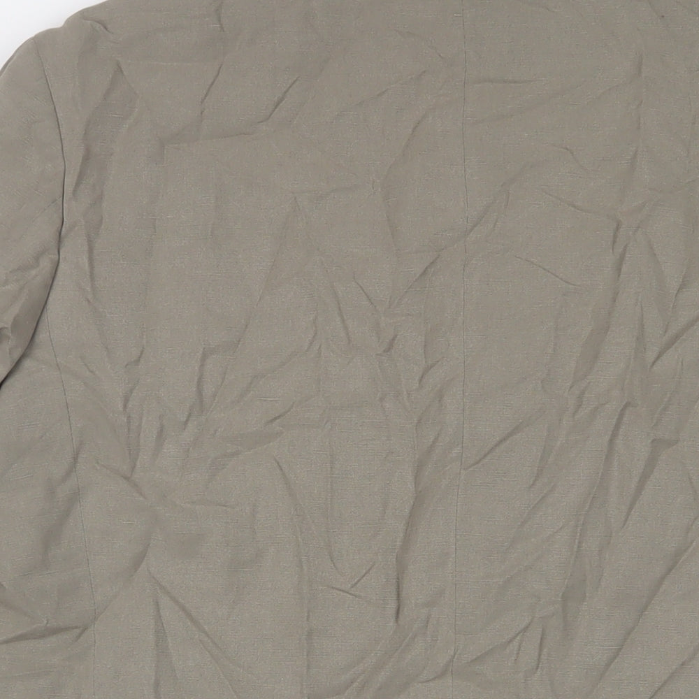 Marks & Spencer Mens Grey Lyocell Jacket Suit Jacket Size 42 Regular