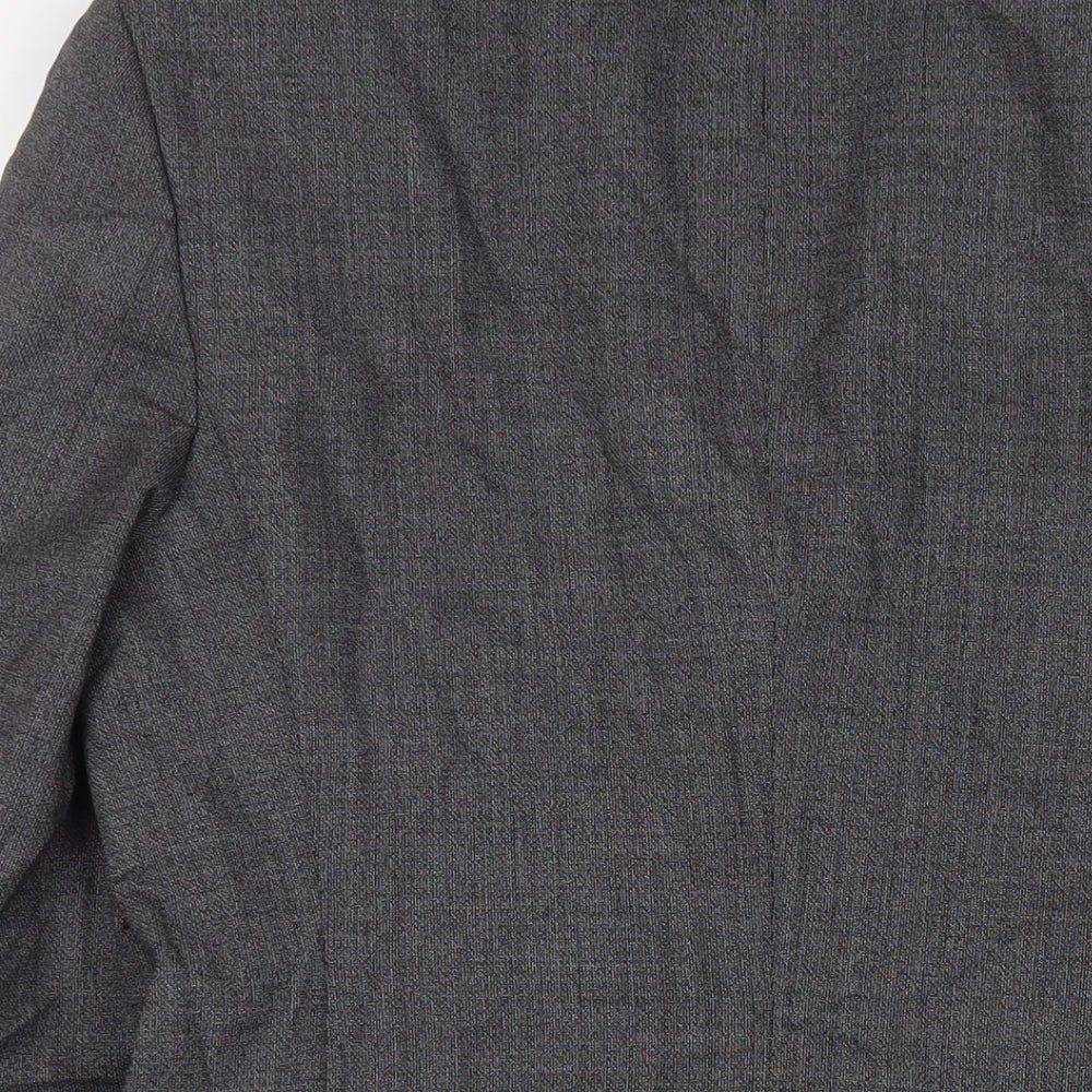 John Lewis Mens Grey Wool Jacket Suit Jacket Size 42 Regular