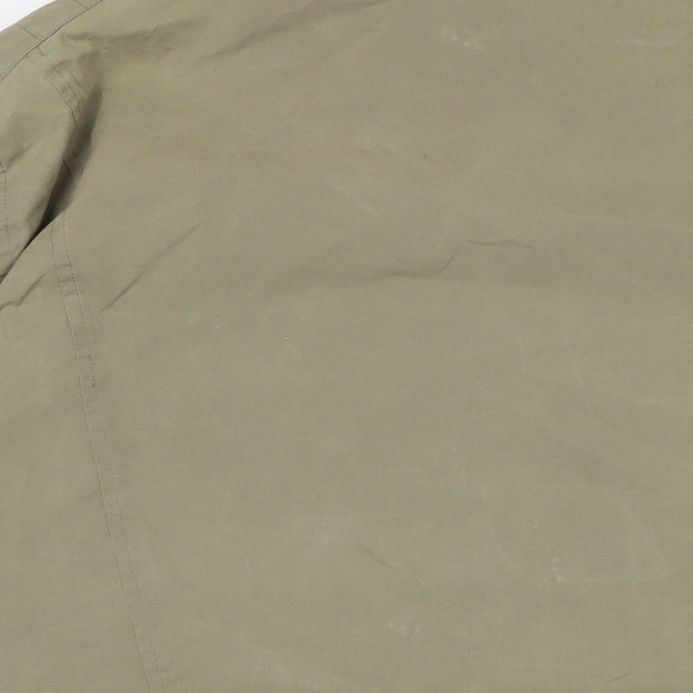 MNG Mens Green Biker Jacket Size L Zip