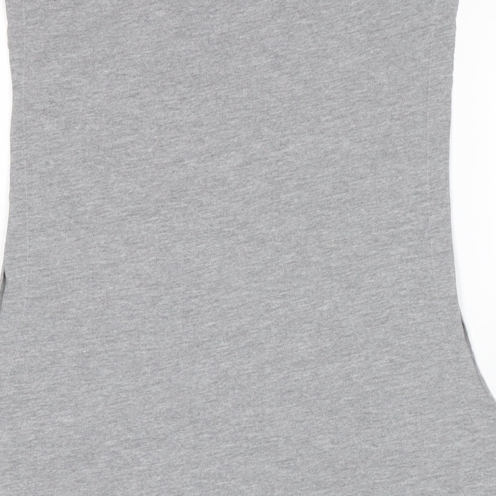 Myprotein Mens Grey Cotton T-Shirt Size S Crew Neck