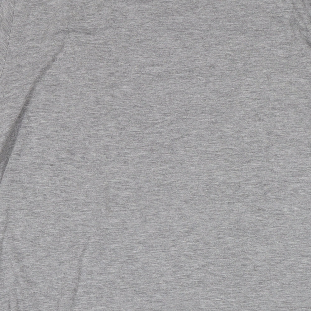 Love To Lounge Mens Grey Solid Cotton Pyjama Top Size L
