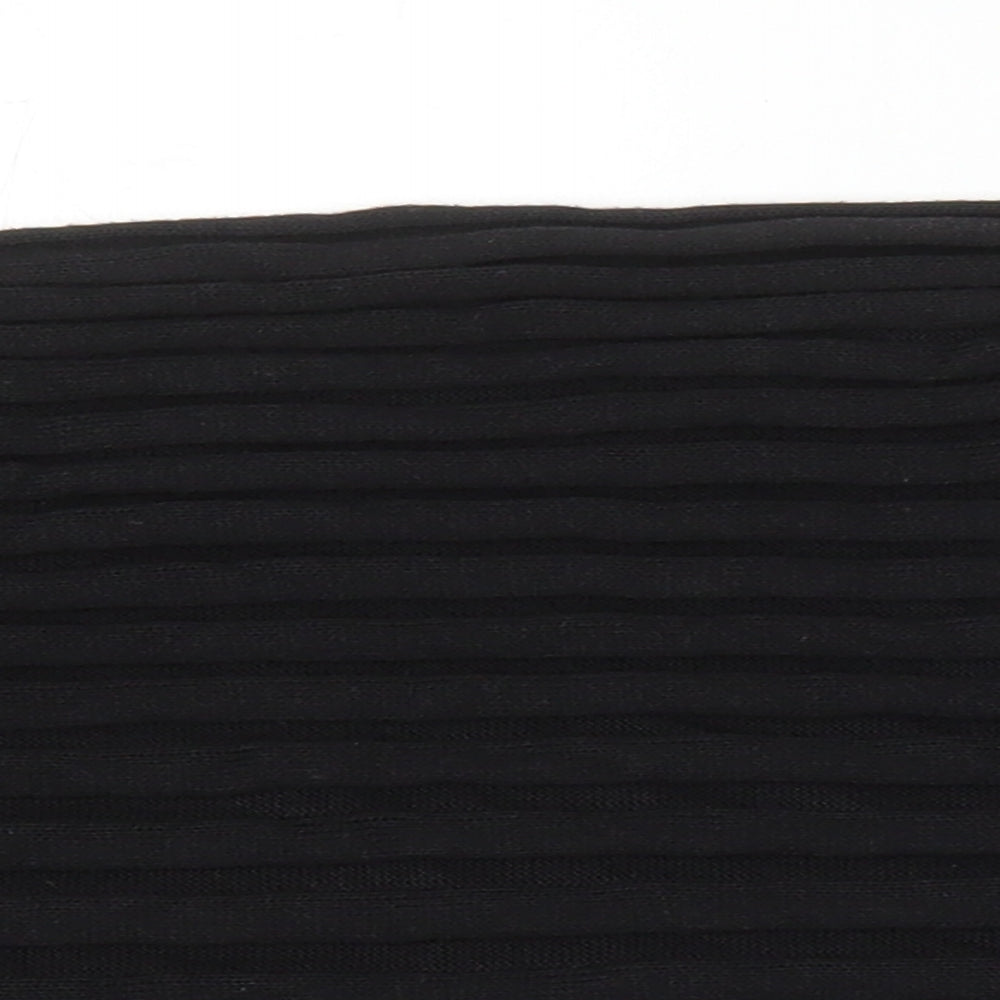 Marks & Spencer Womens Black Polyester Maxi Size 22 Sweetheart