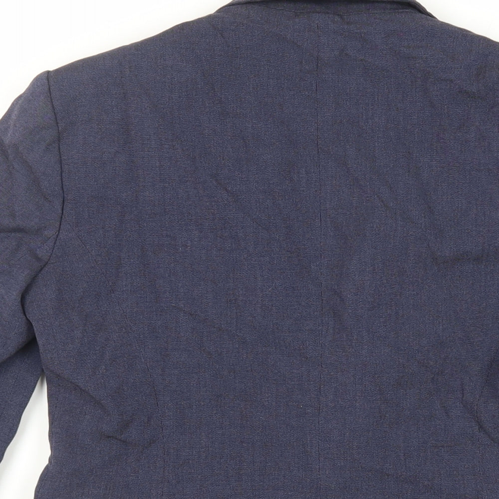 NEXT Womens Blue Jacket Blazer Size 6 Button