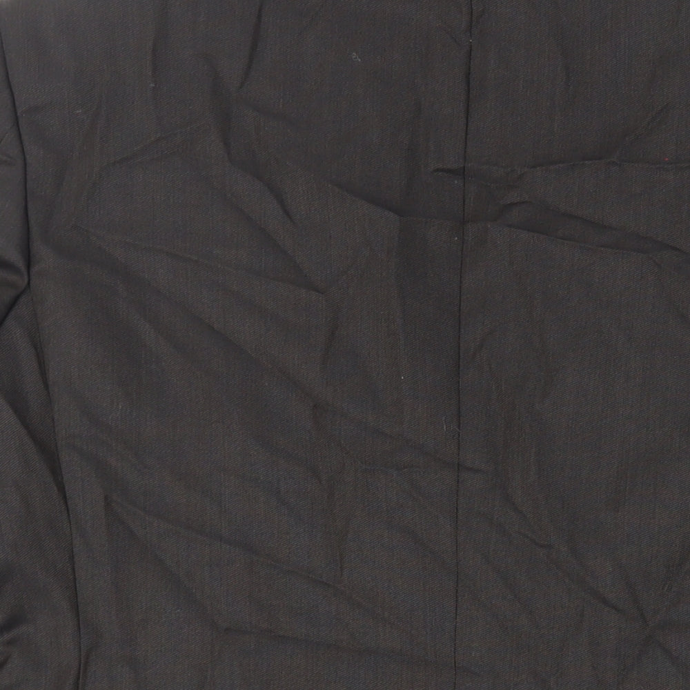 Canali Mens Brown Viscose Jacket Suit Jacket Size 42 Regular